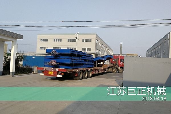 方形擋板門（寬11M）完工，發(fā)貨了