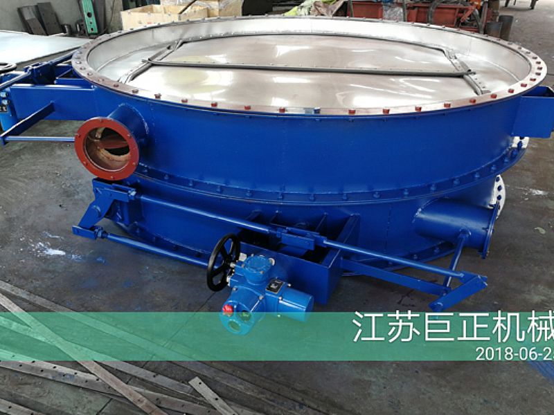 圓形擋板門（直徑280cm）制作完工了，待包裝入庫